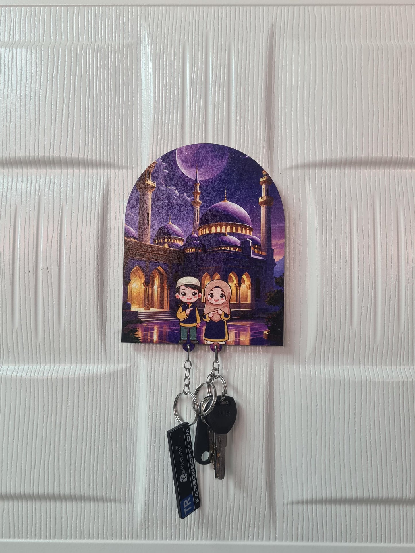 Man and Woman Keychain and Hanger with Man and Woman Wooden Keychain Hanger Key Rack Organizer Entryway Key Holder Keyring Hanger